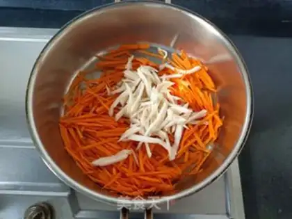 Make Vegetable fish fragrance step 4