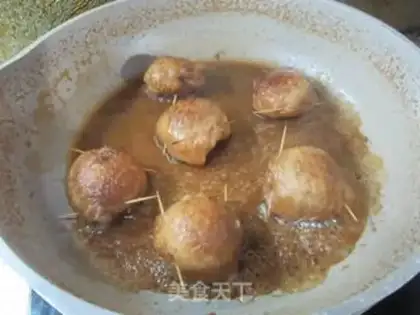Make Chicken wings with quail eggs step 9