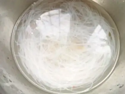 Make A cabbage mix fan step 4