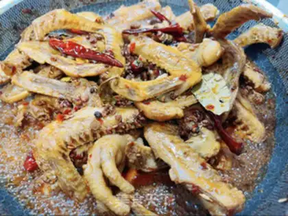 Make Pork wings and chicken claws step 5