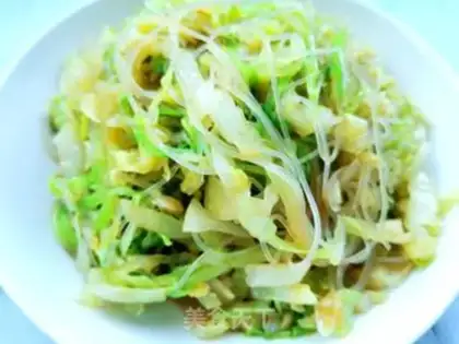 Make A cabbage mix fan step 8