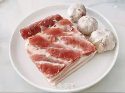 Make Garlic white meat step 0