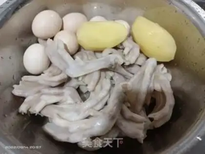 Make Old chicken paws, duck palms step 4