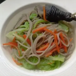 Make Chicken soup and wheat noodles step 8