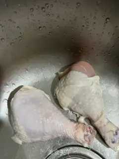 Make A halogenated chicken leg step 0
