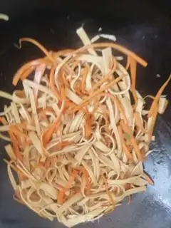 Make Carrot, bean peel step 7