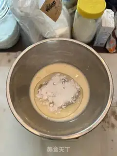 Make Plum red tea pound cake step 1