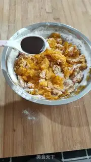 Make Pumpkin rice cake step 3