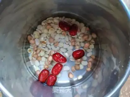 Make Peanut and lentils step 1