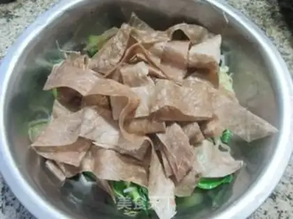 Make Green bean sprouts with gravy step 10