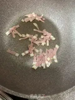 Make Bacon peppers and peas step 8