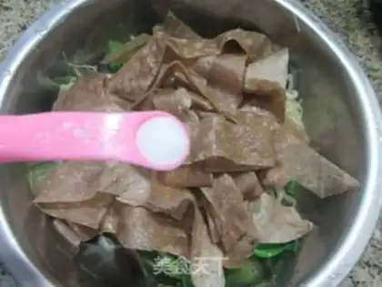 Make Green bean sprouts with gravy step 11