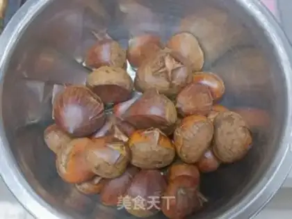 Make Honey roasted chestnuts step 3