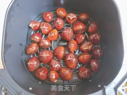 Make Honey roasted chestnuts step 4