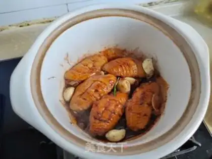 Make Chicken wing stew step 3