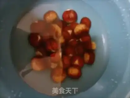 Make Air-cooked roast chestnuts step 1