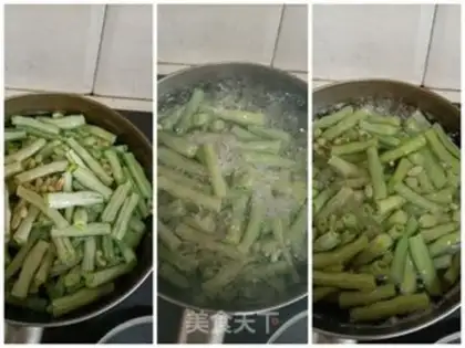 Make Clear the bean horn step 1