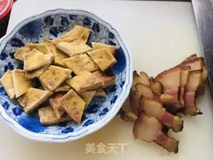 Make Tofu dry veggie step 0