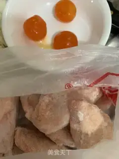 Make Gold and sand and egg and chicken wings step 0