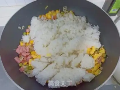 Make A grapefruit fried rice step 8