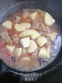 Make Potato burn ribs step 6