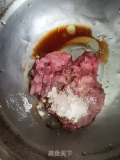 Make Shrimp meat and rice step 1