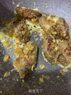 Make Gold and sand and egg and chicken wings step 4
