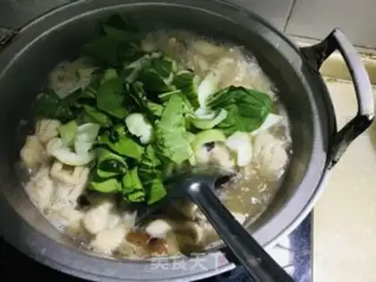 Make Chicken soup, noodle nest step 8