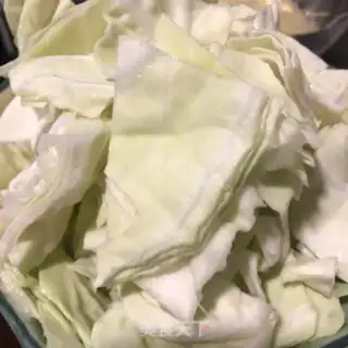 Make Cold cabbage step 1