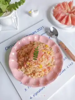 Make A grapefruit fried rice step 14