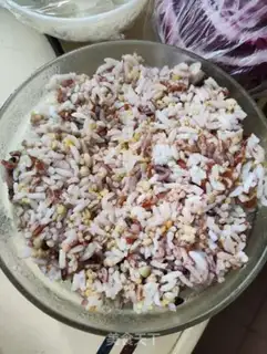 Make Shrimp meat and rice step 5