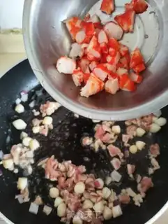 Make Shrimp meat and rice step 8