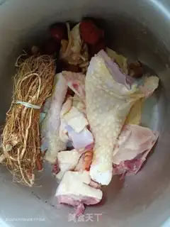 Make Peach chicken soup step 0