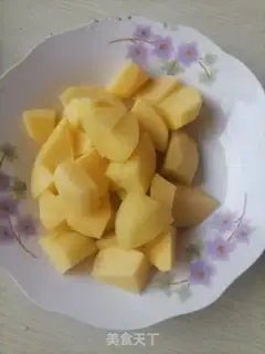 Make Potato burn ribs step 1