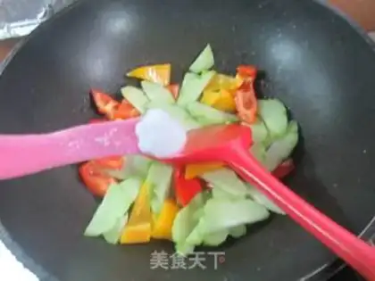 Make The peppers are fried step 8