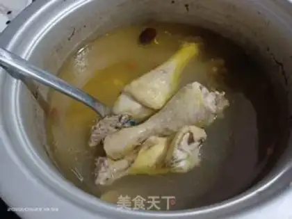 Make Peach chicken soup step 4