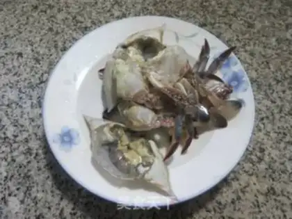Make Crab noodle step 1