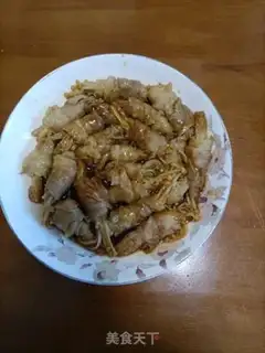 Make Golden mushroom roll step 8