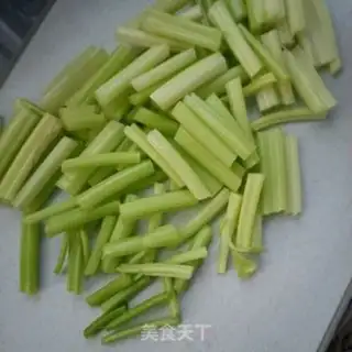 Make Ham sausage and celery step 1