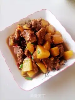 Make Potato burn ribs step 10