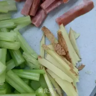 Make Ham sausage and celery step 4