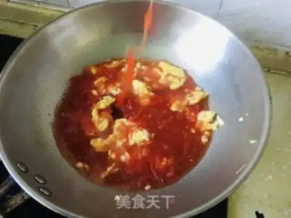 Make Tomato egg noodles step 2