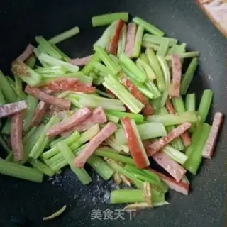 Make Ham sausage and celery step 9
