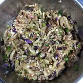 Make Pork eggplant dumplings step 8