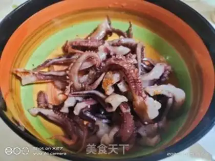 Make Roasted squid rolls step 1
