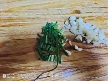 Make Cabbage tofu step 1