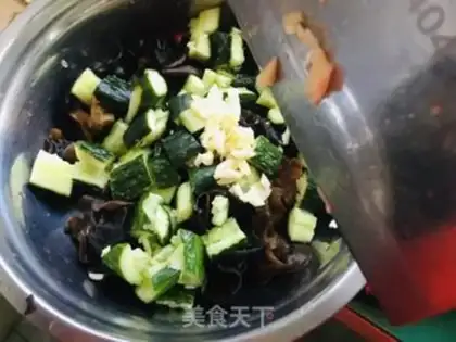 Make Wood and cucumber step 3