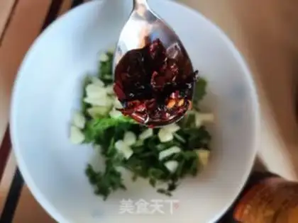 Make Garlic water eggs step 5
