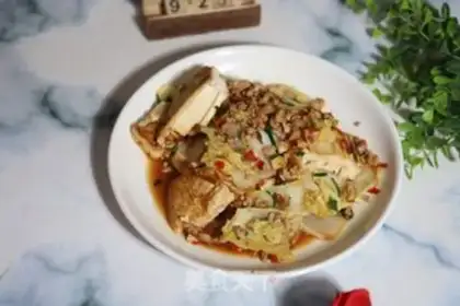 Make Cabbage tofu step 10