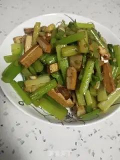 Make Soy-dry, fried celery step 4